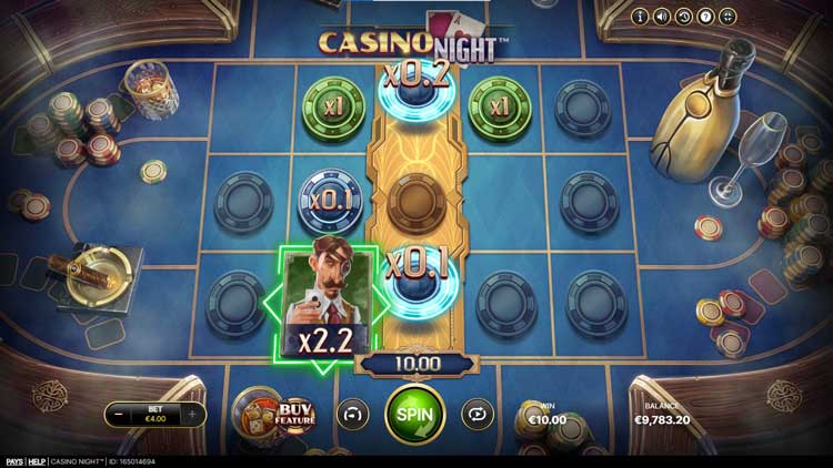 Casino Night slot machine gameplay